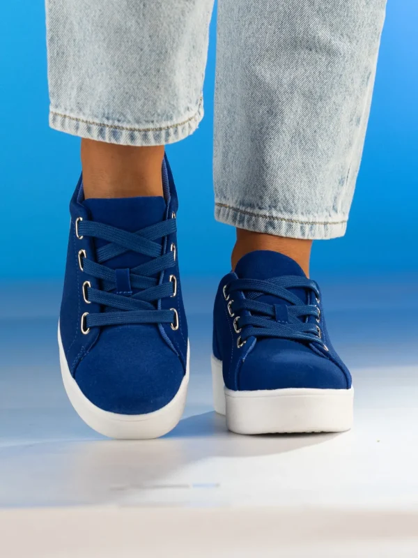Roberto Rosso Sneakers>Avanti Blue Suede