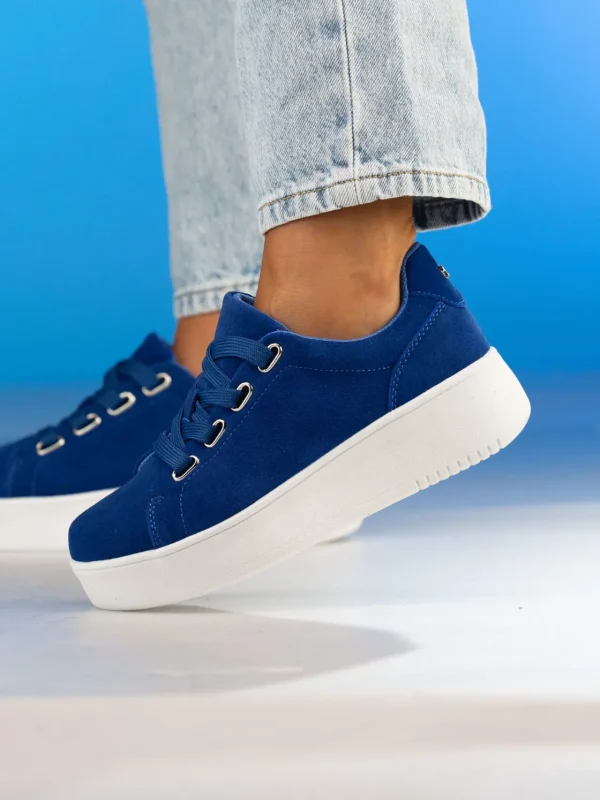 Roberto Rosso Sneakers>Avanti Blue Suede