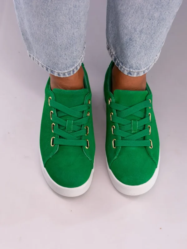 Roberto Rosso Sneakers>Avanti Green Suede