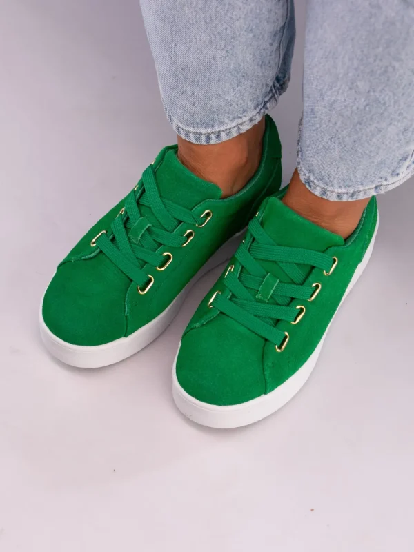 Roberto Rosso Sneakers>Avanti Green Suede