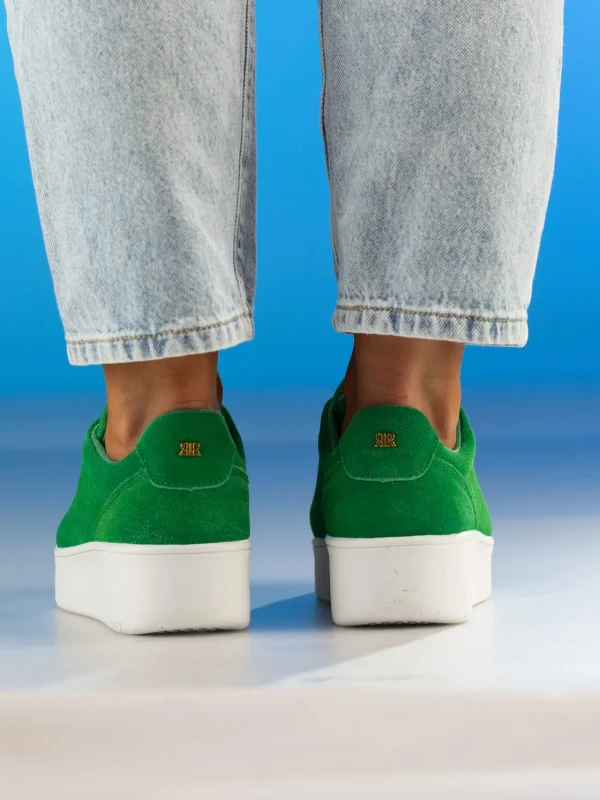 Roberto Rosso Sneakers>Avanti Green Suede