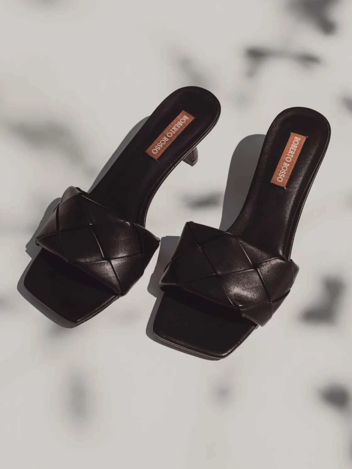 banche_black_mules_1.webp Roberto Rosso Sandaler | Pensko>Banche Black Mules