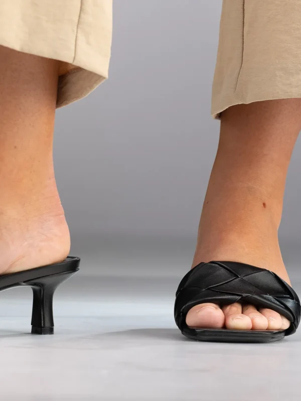 Roberto Rosso Sandaler | Pensko>Banche Black Mules