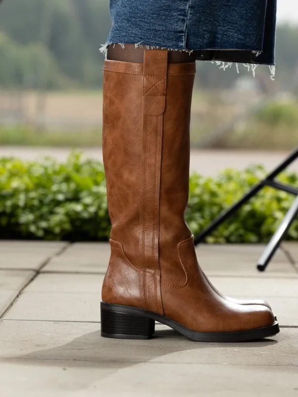 Roberto Rosso Skoletter Og Boots>Camperos High Plain Cognac