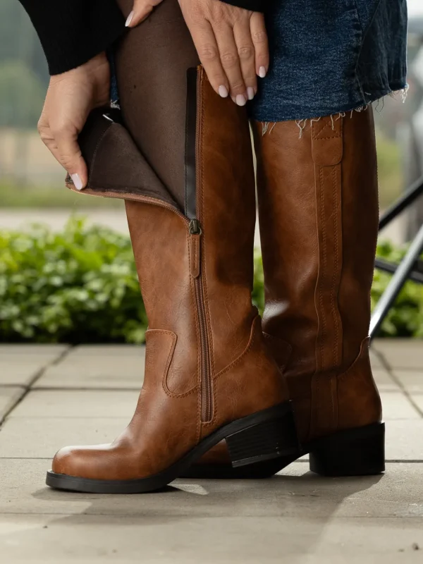 Roberto Rosso Skoletter Og Boots>Camperos High Plain Cognac