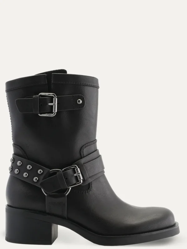 Roberto Rosso Skoletter Og Boots>Camperos Low Bikerboot Black