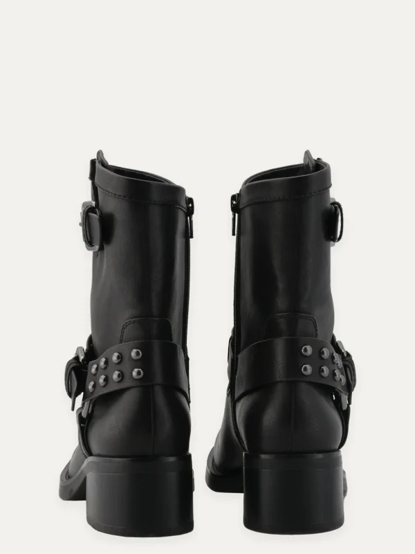 Roberto Rosso Skoletter Og Boots>Camperos Low Bikerboot Black