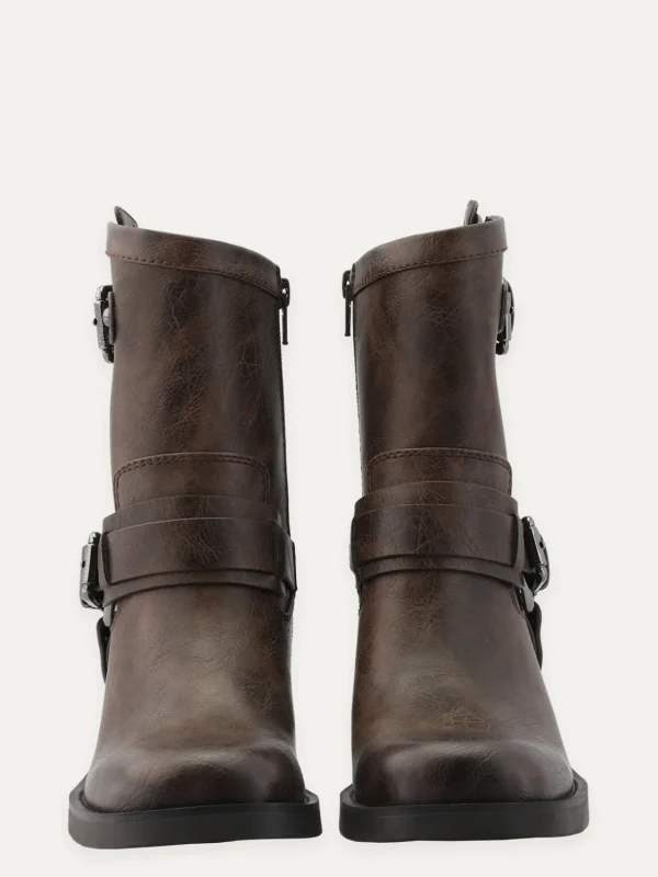 Roberto Rosso Skoletter Og Boots>Camperos Low Bikerboot Brown