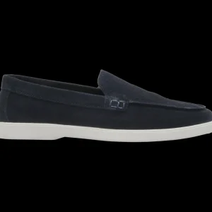 Roberto Rosso Pensko>Carlo Loafer Suede Navy