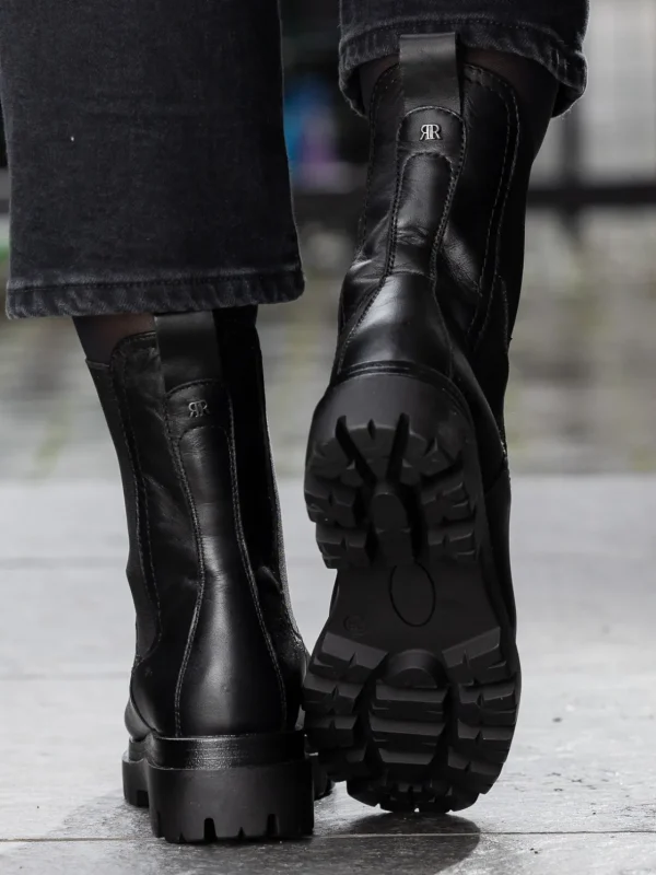 Roberto Rosso Skoletter Og Boots>Castro Leather Chelsea Black