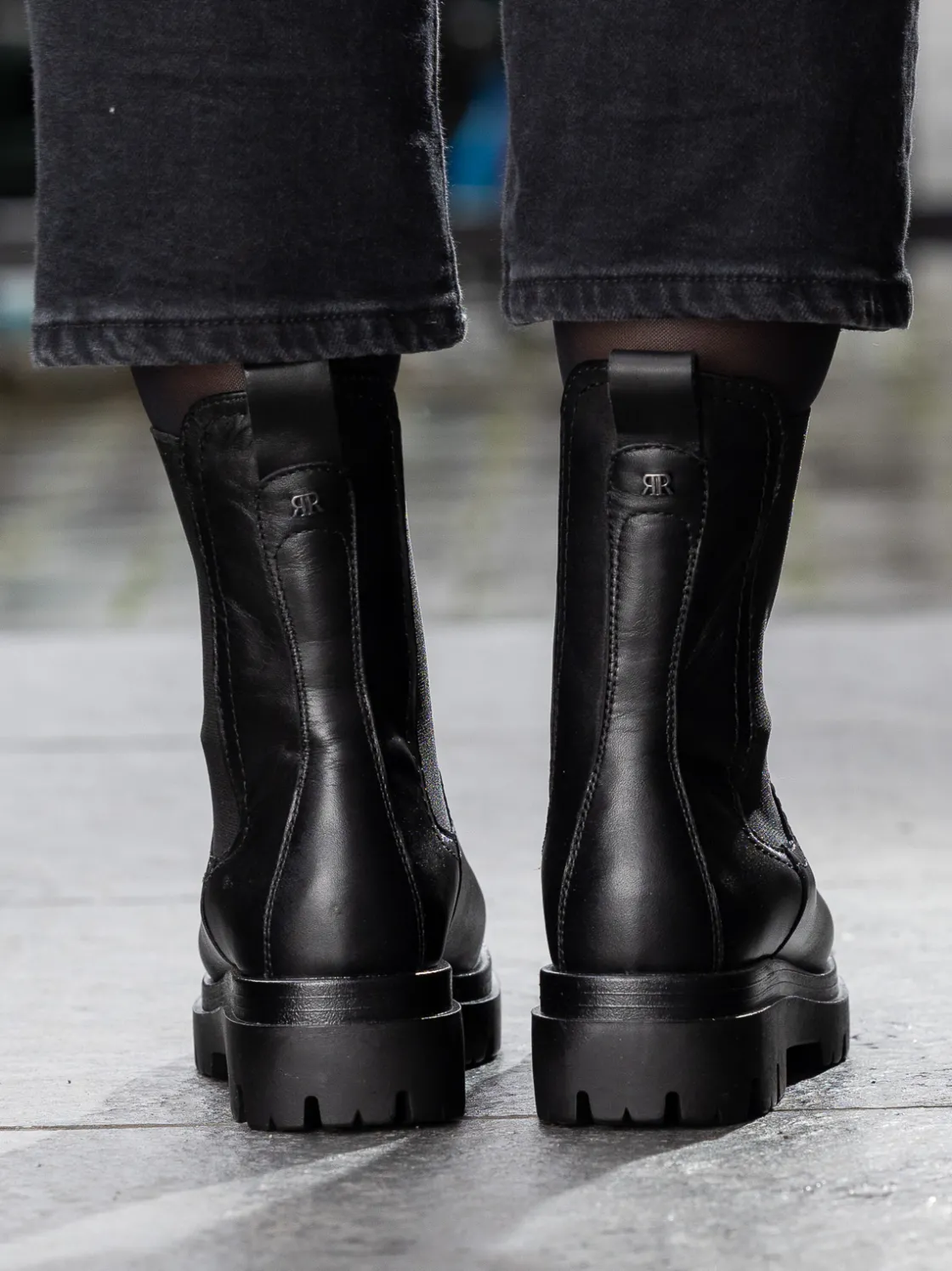 castro_leather_chelsea_bl_6.webp Roberto Rosso Skoletter Og Boots>Castro Leather Chelsea Black