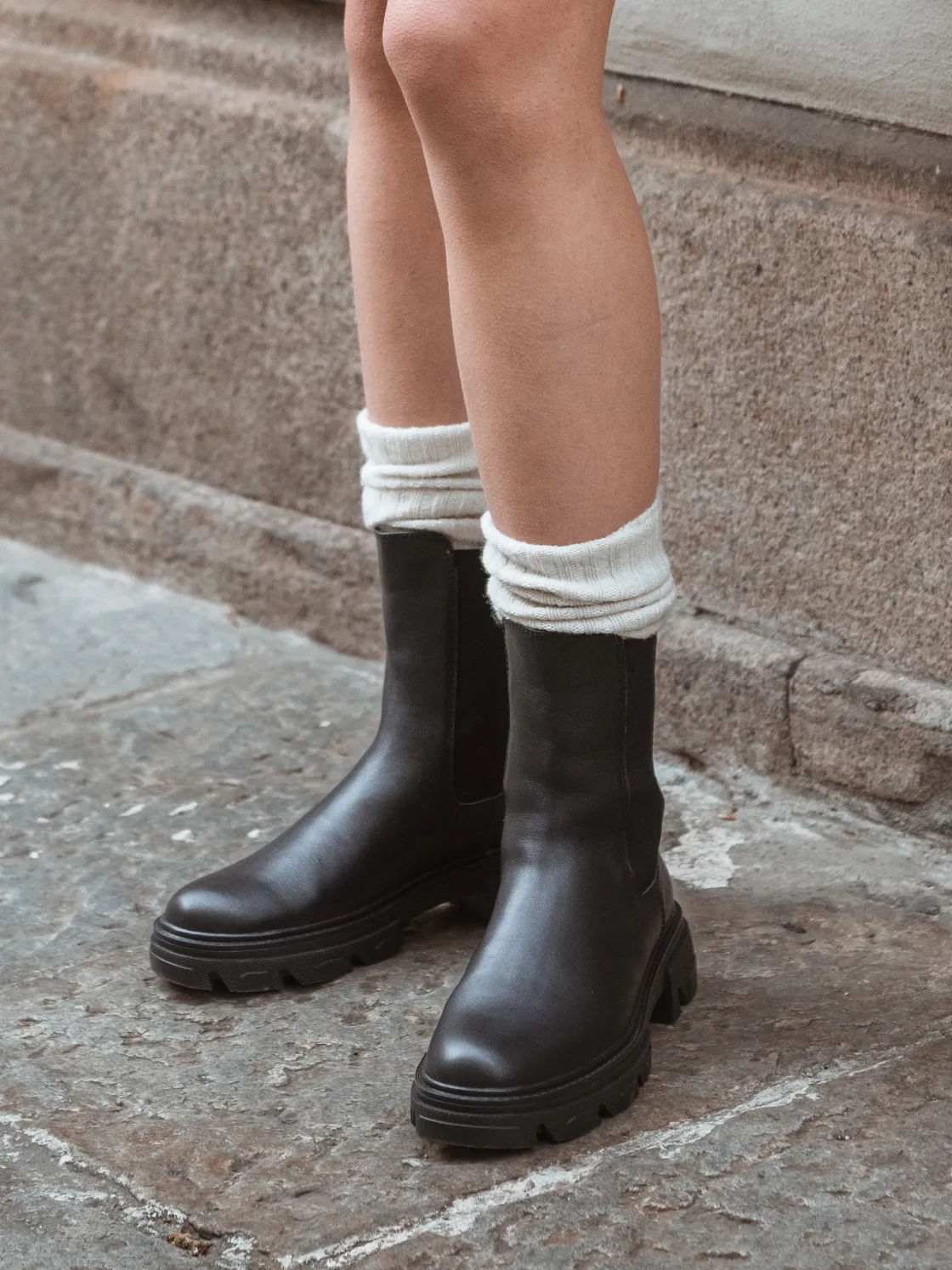cleo_leather_chelsea_blac_0.webp Roberto Rosso Skoletter Og Boots>Cleo Leather Chelsea Black