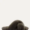 Roberto Rosso Tøfler>Crossy Sheepskin Brown