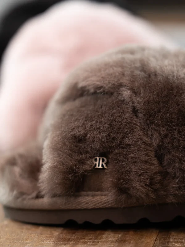 Roberto Rosso Tøfler>Crossy Sheepskin Brown