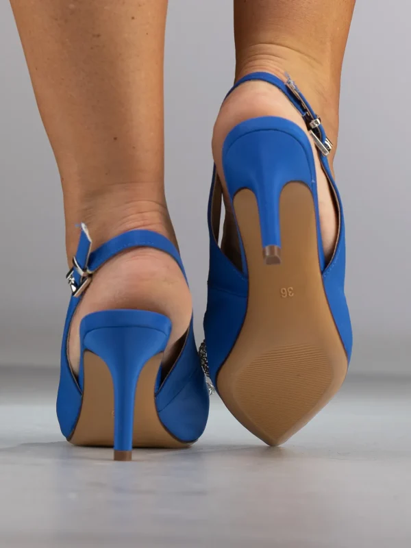 Roberto Rosso Pensko>Dester Satin Turquoise Pumps