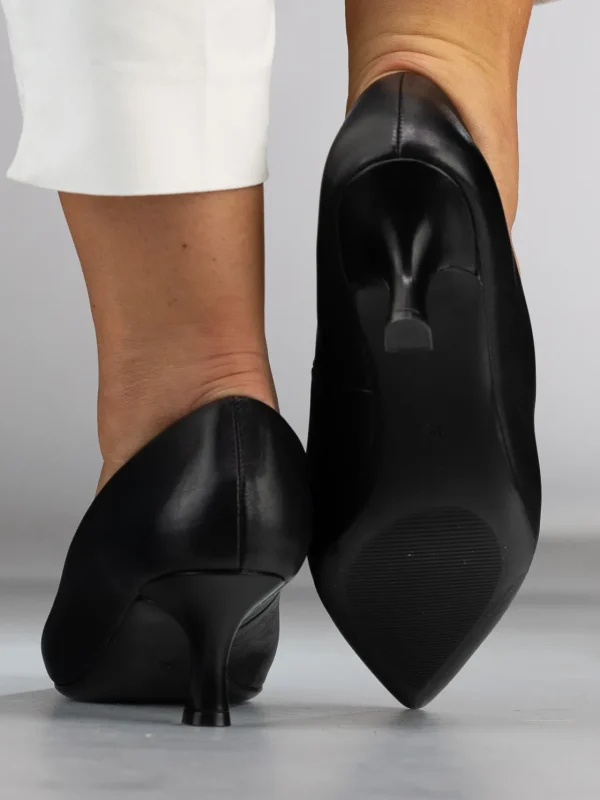 Roberto Rosso Pensko>Falerone Classic Leather Black Pumps