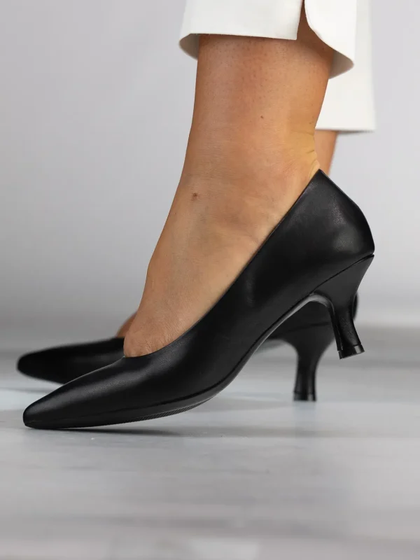 Roberto Rosso Pensko>Falerone Classic Leather Black Pumps