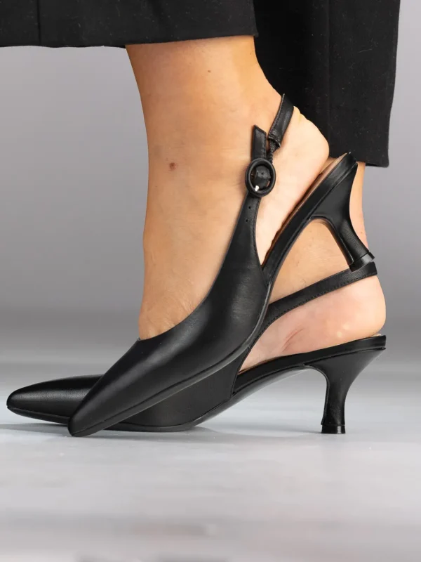 Roberto Rosso Pensko>Falerone Slingback Heel Black