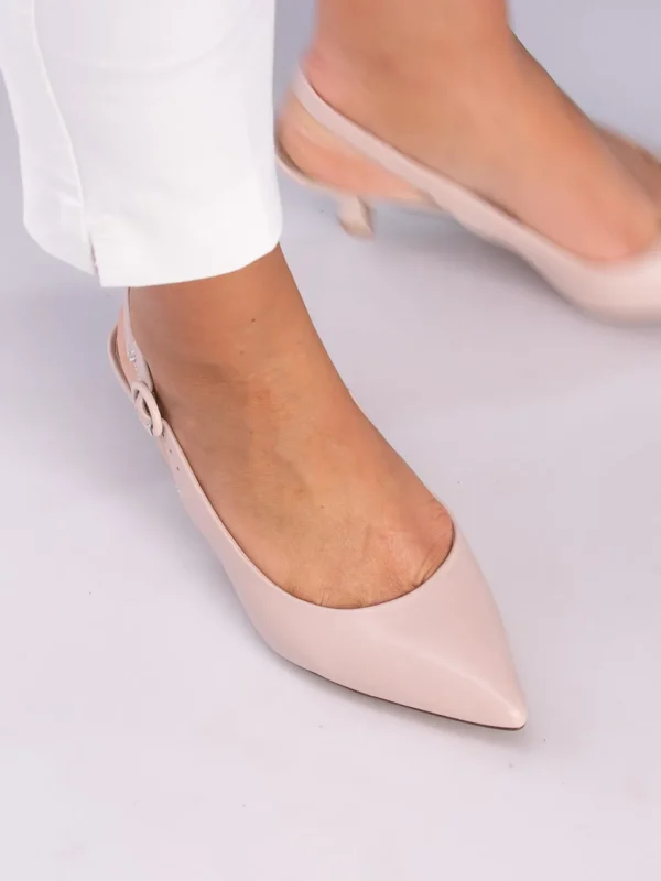 Roberto Rosso Pensko>Falerone Slingback Heel Nude