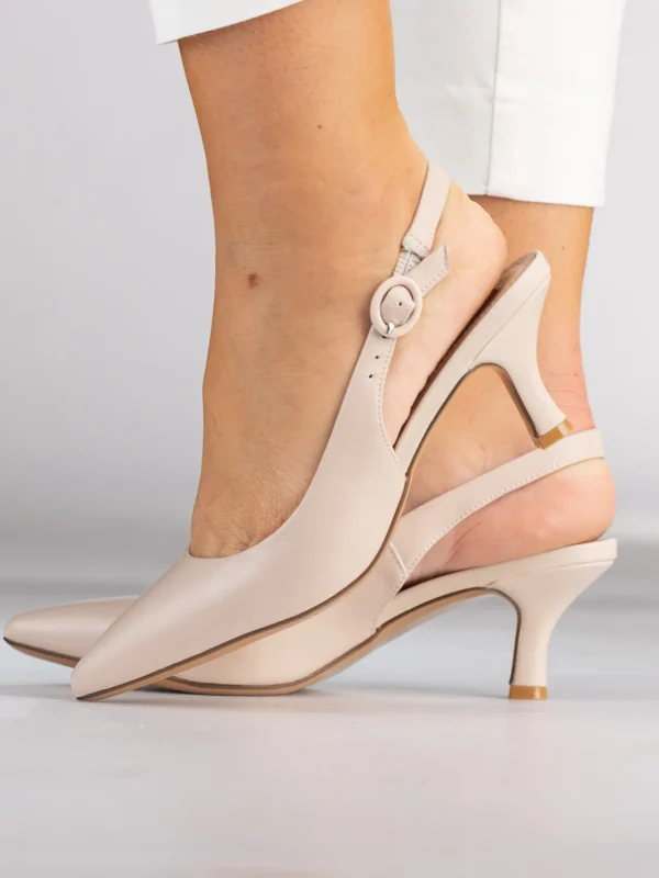 Roberto Rosso Pensko>Falerone Slingback Heel Nude
