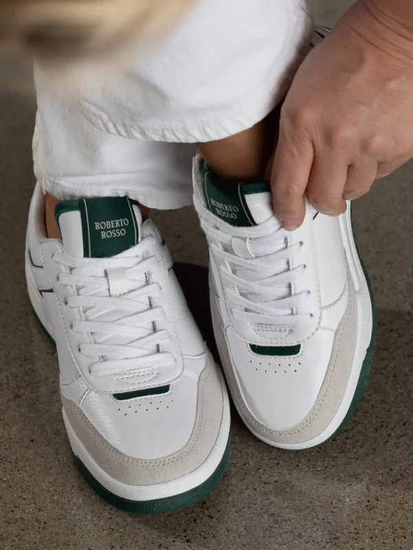 Roberto Rosso Sneakers>Ginna White Green