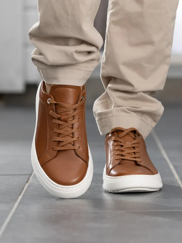 Gregers Sneakers>– Avenue Light Leather Cognac