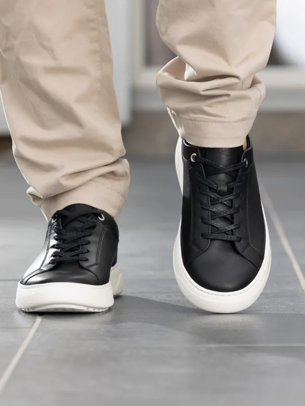 Gregers Sneakers>– Avenue Light Leather Black