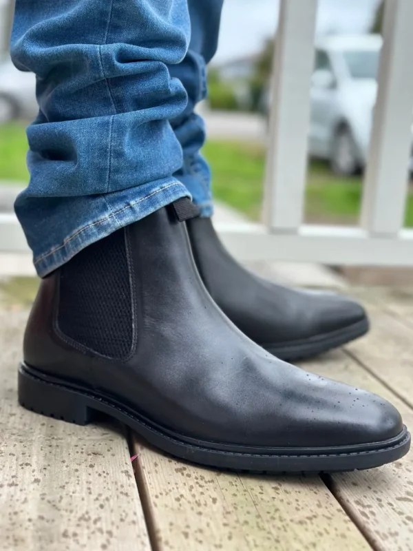 Gregers Skoletter Og Boots>– Bobby Chelsea Black