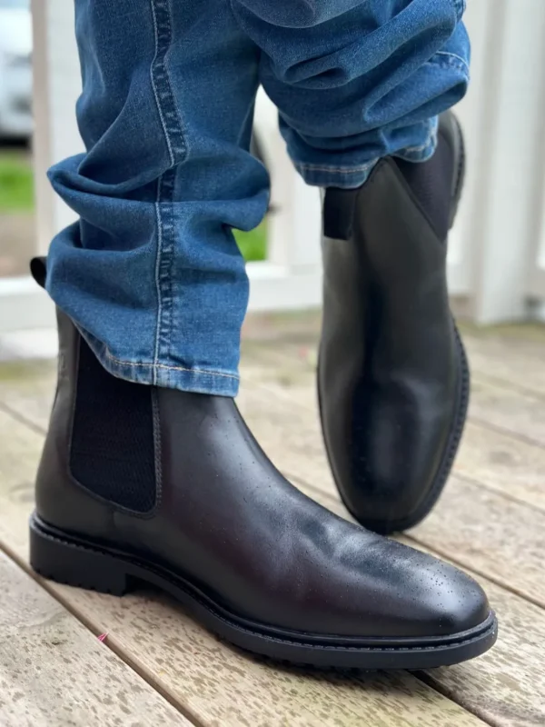 Gregers Skoletter Og Boots>– Bobby Chelsea Black