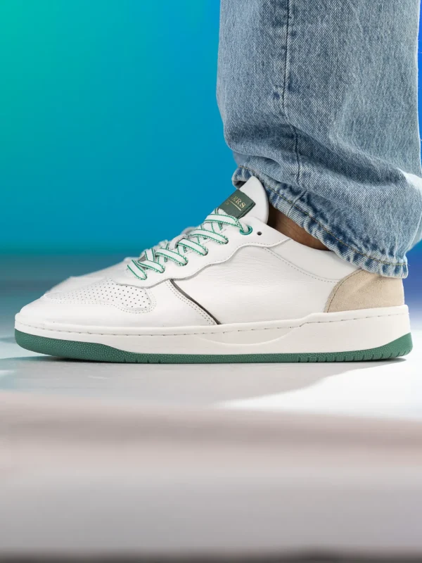 Gregers Sneakers>– Clay Leather White Green