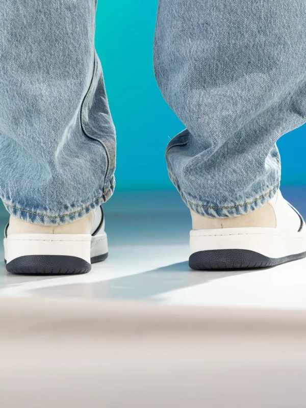 Gregers Sneakers>– Clay Leather White Blue