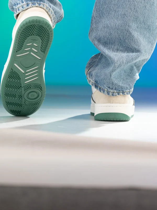 Gregers Sneakers>– Clay Leather White Green