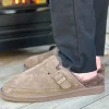 Gregers Tøfler>– Mantel Sheepskin Slipper Brown