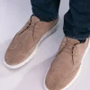Gregers Pensko>– Sport Brogue Suede Taupe