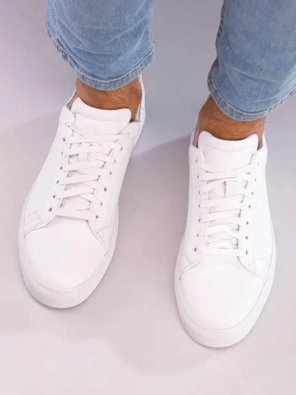 Gregers Sneakers>– Street Leather White