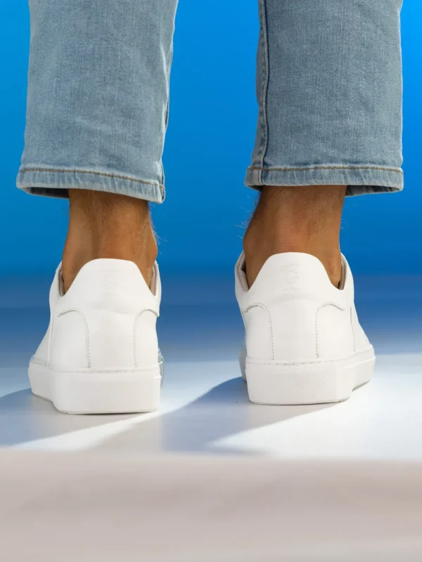 Gregers Sneakers>– Street Leather White