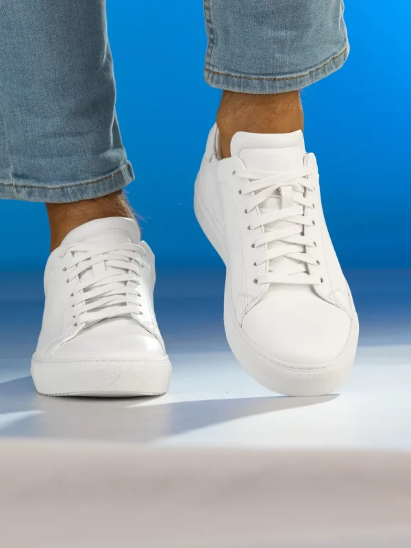 Gregers Sneakers>– Street Leather White