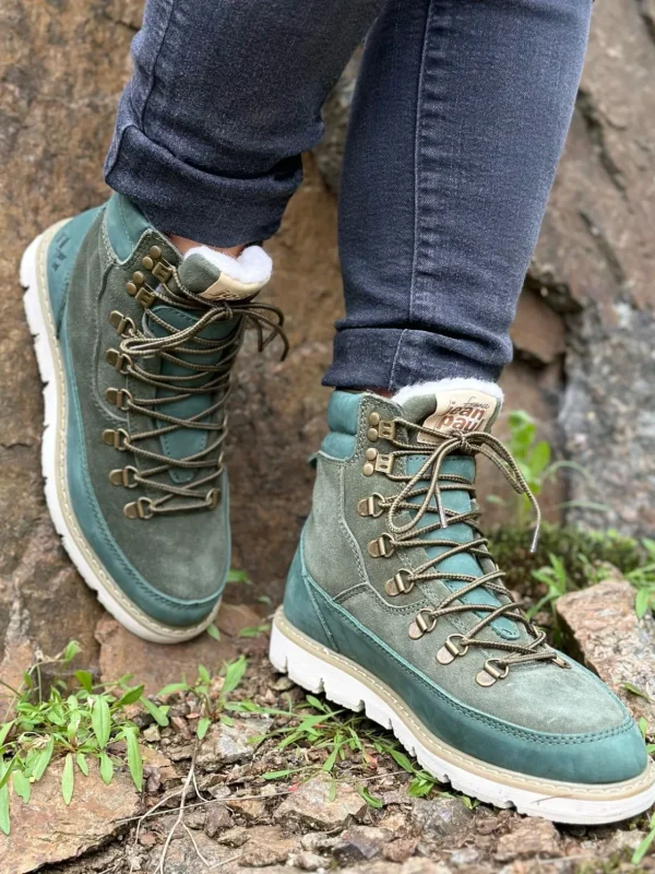 Jean Paul Vintersko>– Col Agnel Leather Green