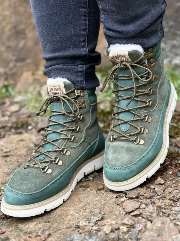 Jean Paul Vintersko>– Col Agnel Leather Green