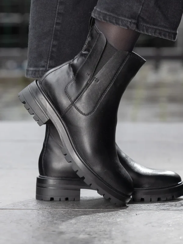 Jean Paul Skoletter Og Boots>– Cosson Leather Black