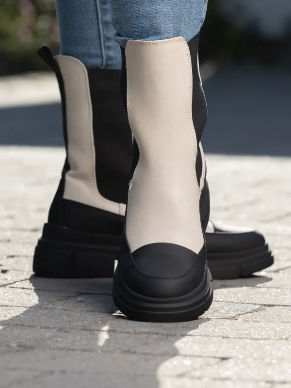 Jean Paul Skoletter Og Boots>– Gravier Beige