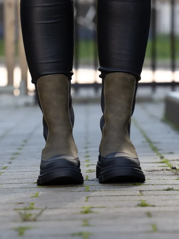 Jean Paul Skoletter Og Boots>– Gravier Green Black