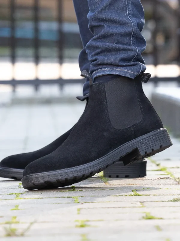 Jean Paul Skoletter Og Boots>– Mondi Suede Black