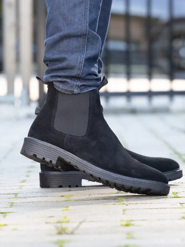 Jean Paul Skoletter Og Boots>– Mondi Suede Black
