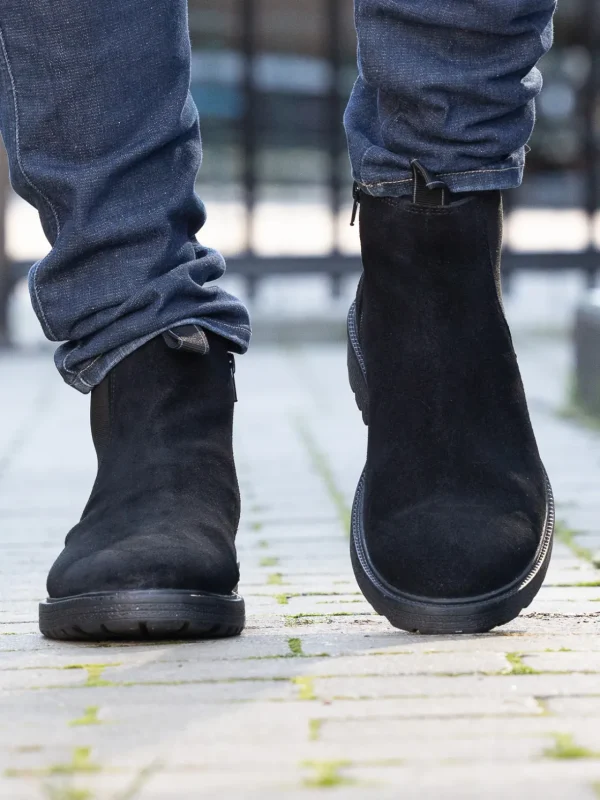 Jean Paul Skoletter Og Boots>– Mondi Suede Black