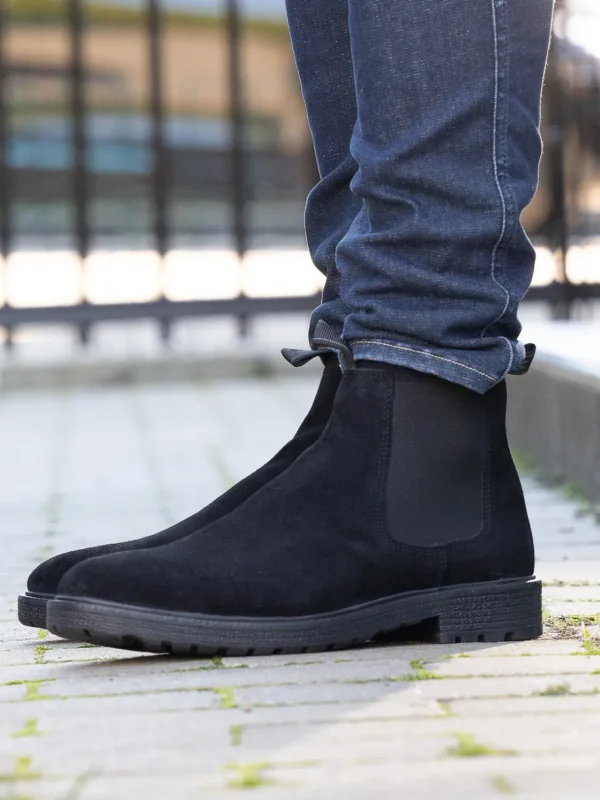 Jean Paul Skoletter Og Boots>– Mondi Suede Black