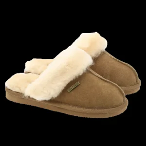 Jean Paul Tøfler>– Pantoufle Sheepskin Cognac