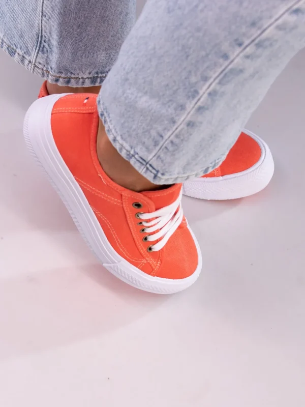 Jean Paul Sneakers>– Voie Mandarin Red