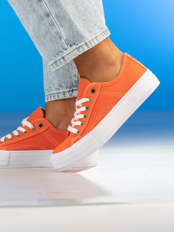 Jean Paul Sneakers>– Voie Mandarin Red
