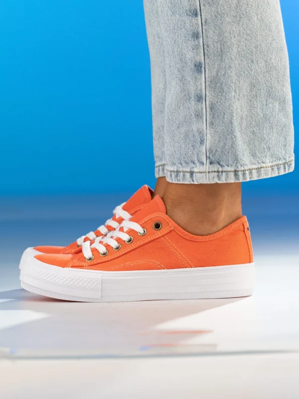 Jean Paul Sneakers>– Voie Mandarin Red